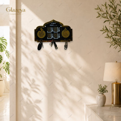 Black 4 Quls Acrylic Keyholder